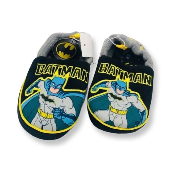 NWT Toddler Boys Batman Slip on Slippers    - Picture 1 of 5